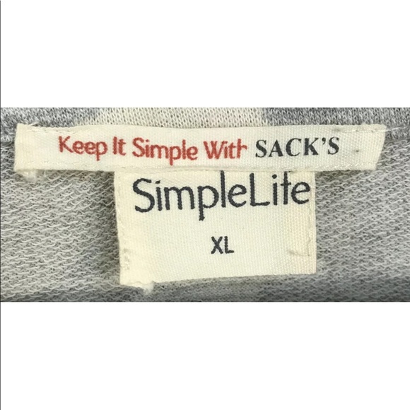 Sack’s Simple Life Star Print Shirt XL Distressed - Picture 6 of 10